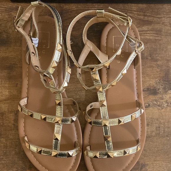 Gold Sandals - Picture 3 of 3